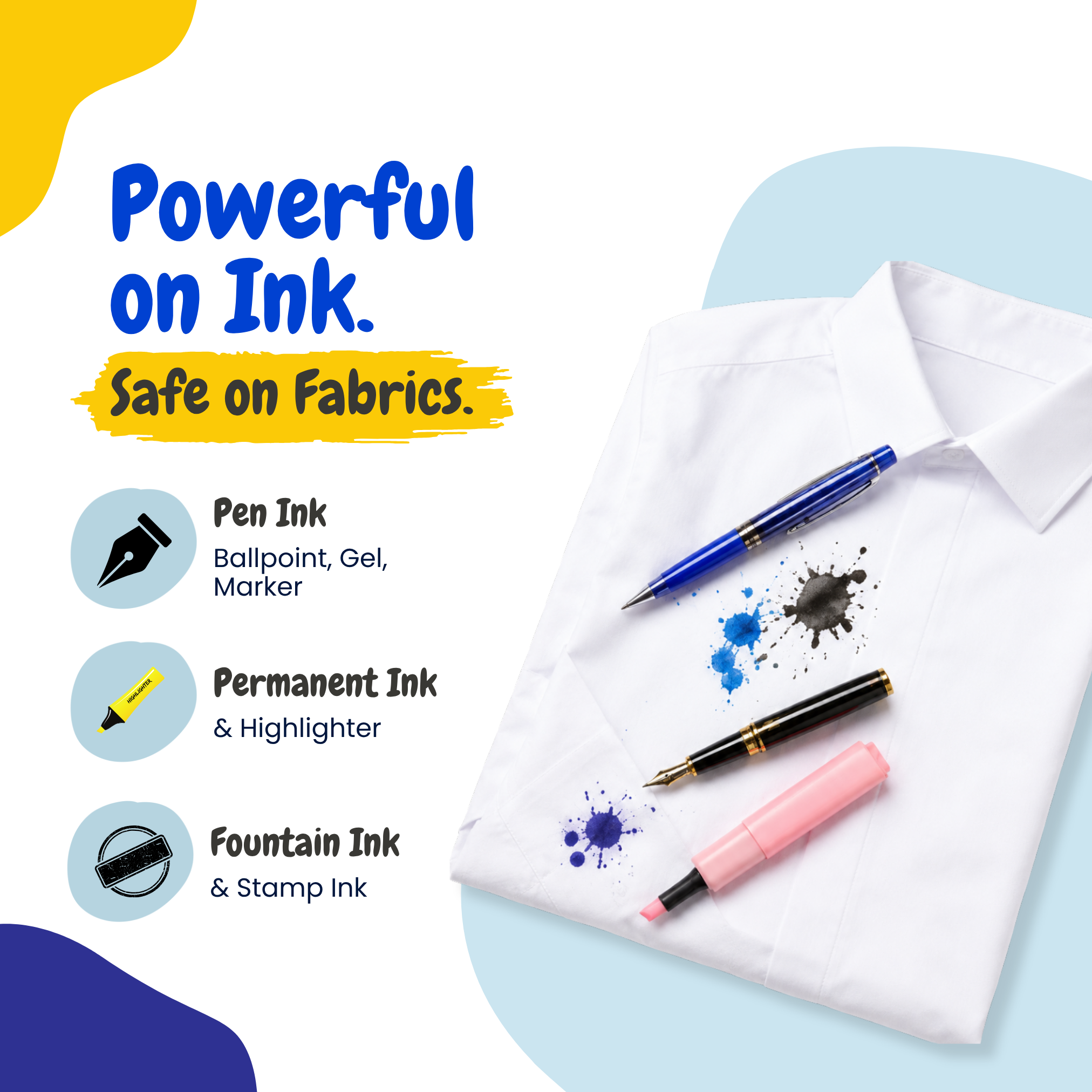 Xpert Instant Fabric Ink & Makeup Stain Remover 100ML - BYE BYE TOUGH STAINS ✨