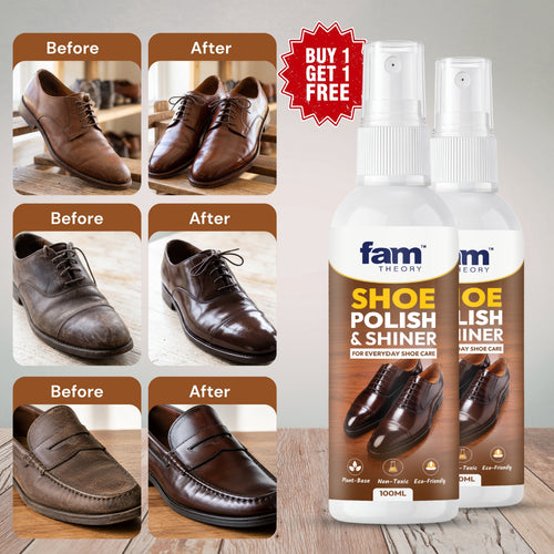 Advanced Shoe Polish & Shiner 100ML ✨ Instant Premium Shine for Everyday Shoe Care