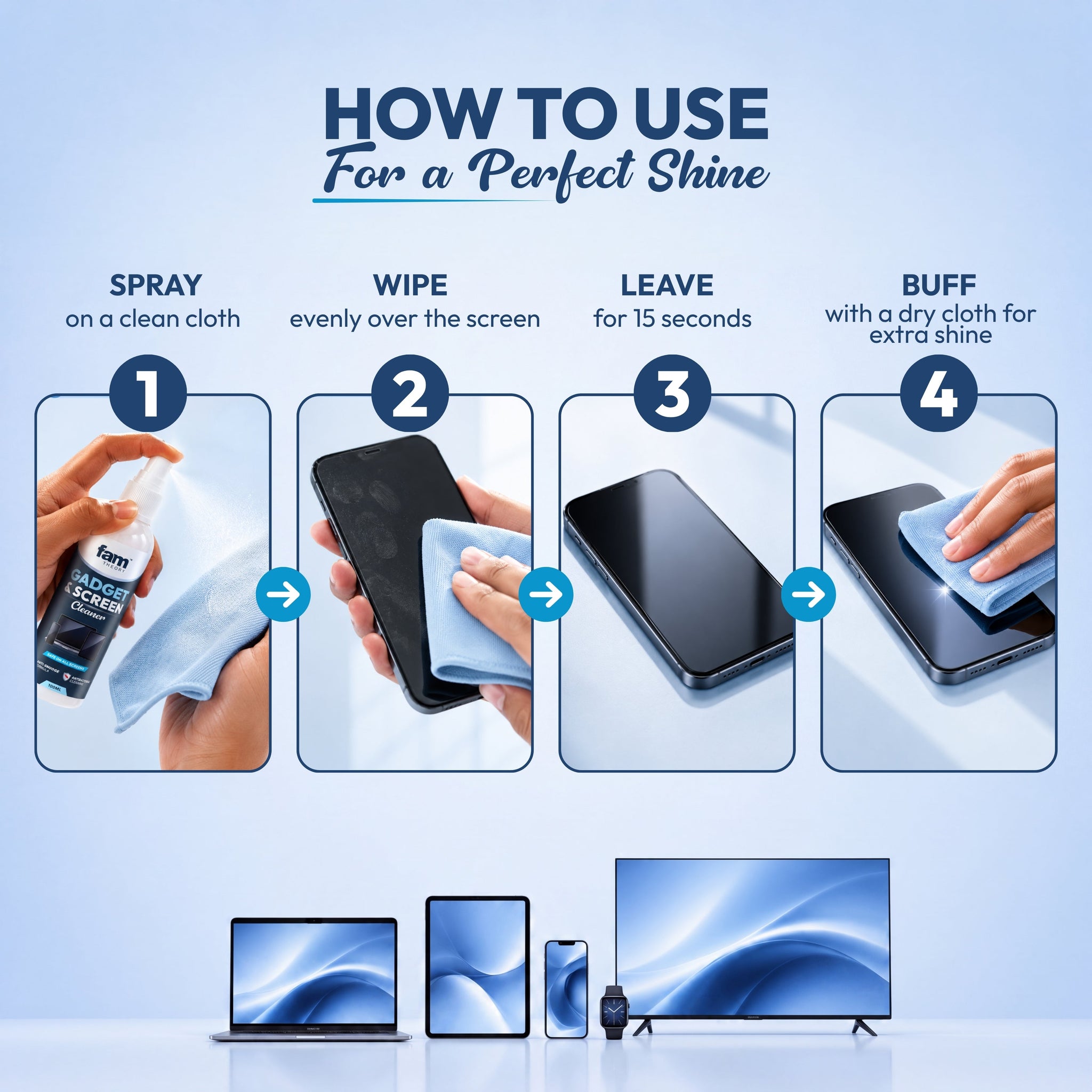 Expert Pro Gadgets & Screen Cleaner 100ML @499/- Buy 1 Get 1 Free