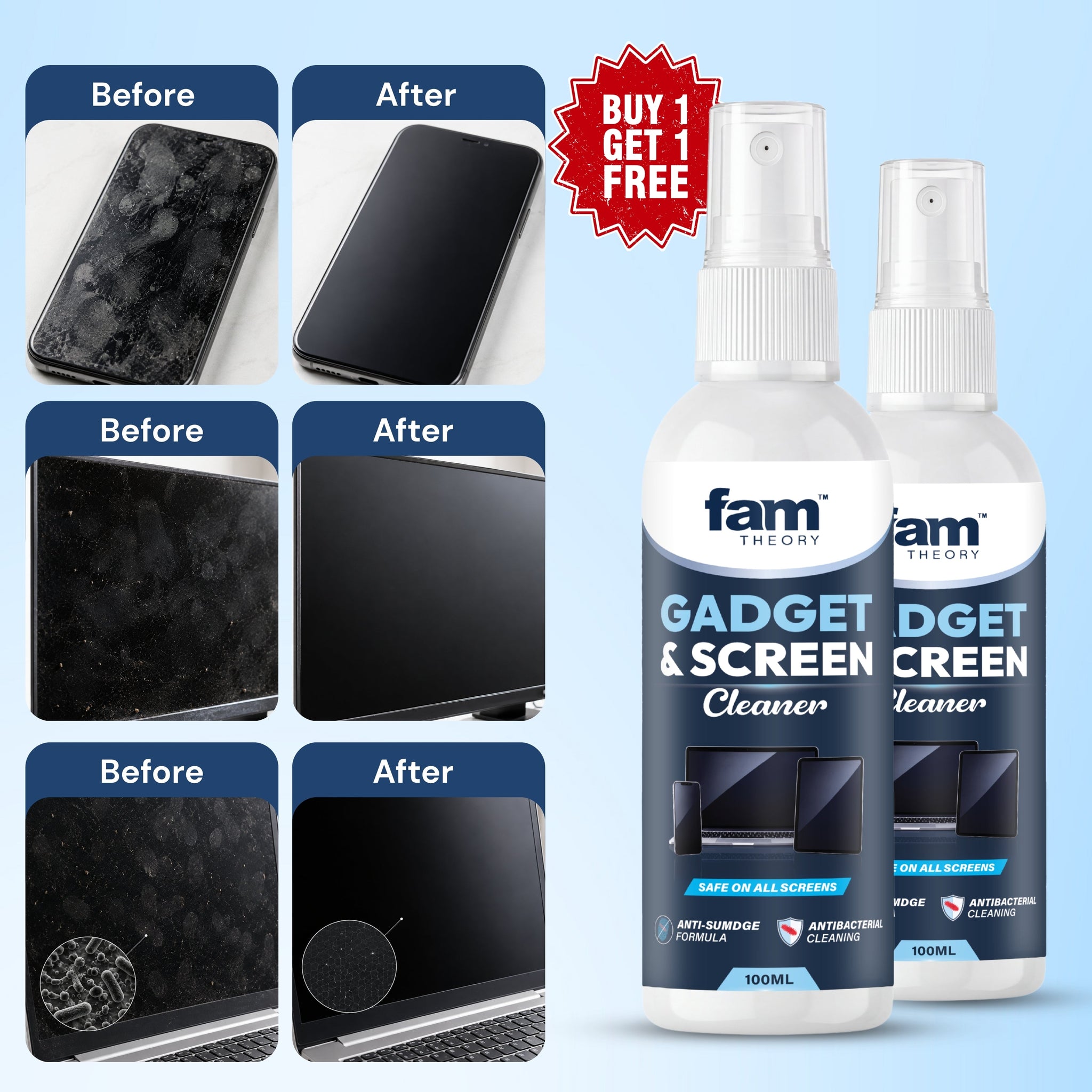 Expert Pro Gadgets & Screen Cleaner 100ML @499/- Buy 1 Get 1 Free
