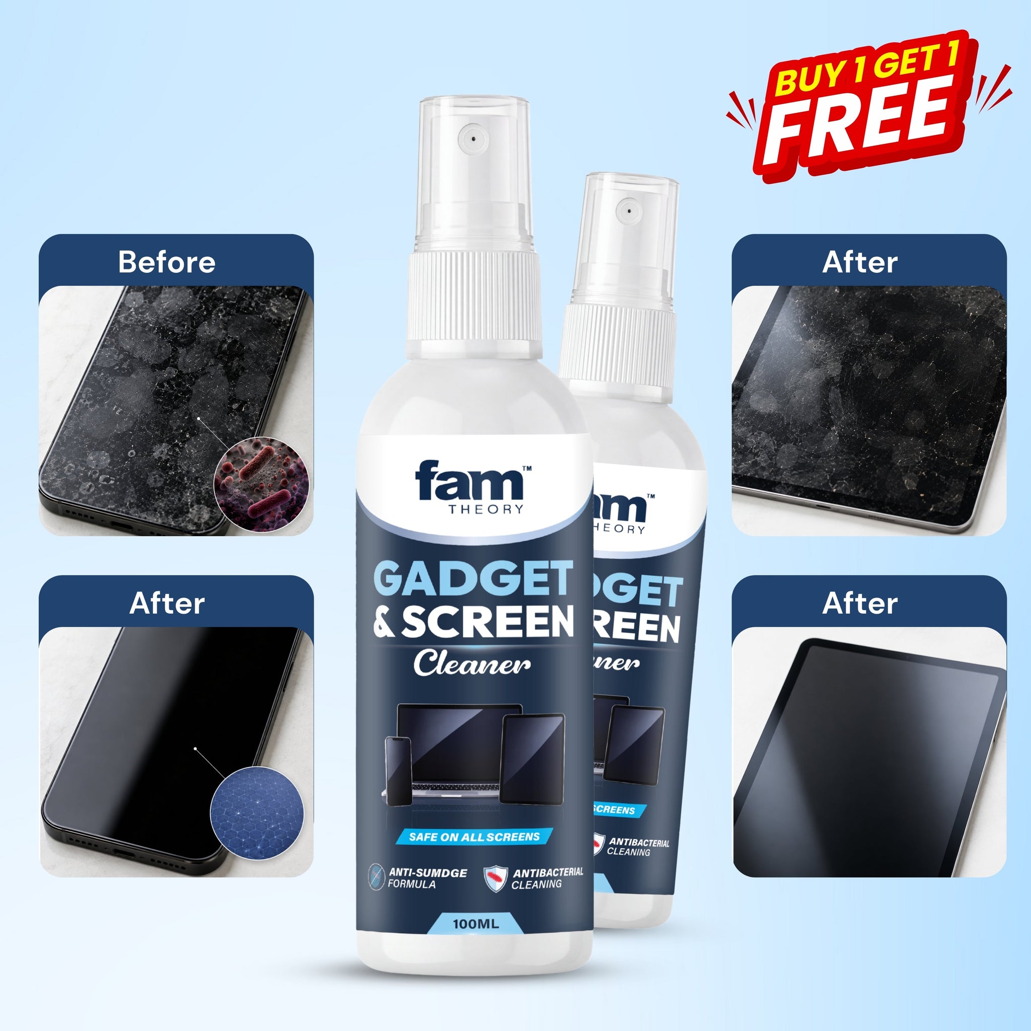 Expert Pro Gadgets & Screen Cleaner 100ML @499/- Buy 1 Get 1 Free