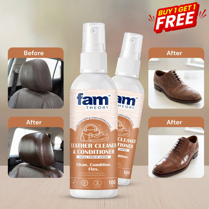 Buy 1 Get 1 Free Expert Pro Care Leather Cleaner & Conditioner 100ML @499/-Only ✨