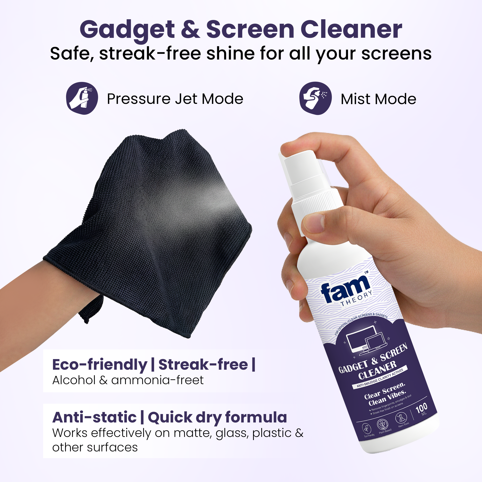 Buy 1 Get 1 Free Expert Pro Care Gadgets & Screen Cleaner 100ML @399/- Only✨