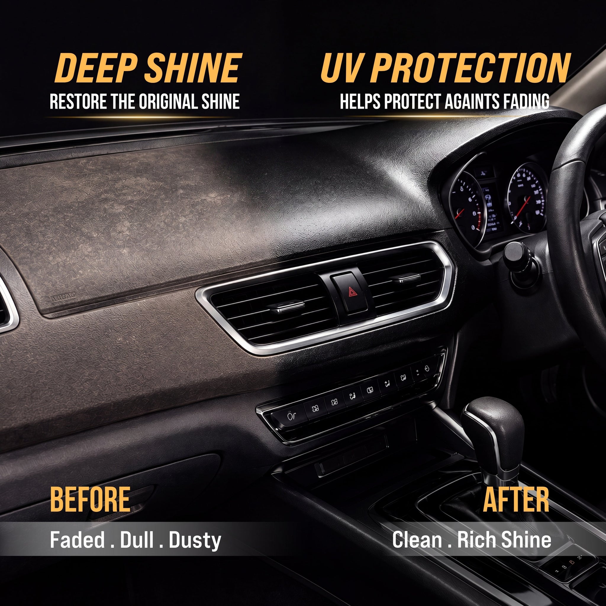 Premium Car Dashboard & Interior Polish Spray 100ML ✨ – Deep Shine & UV Protection