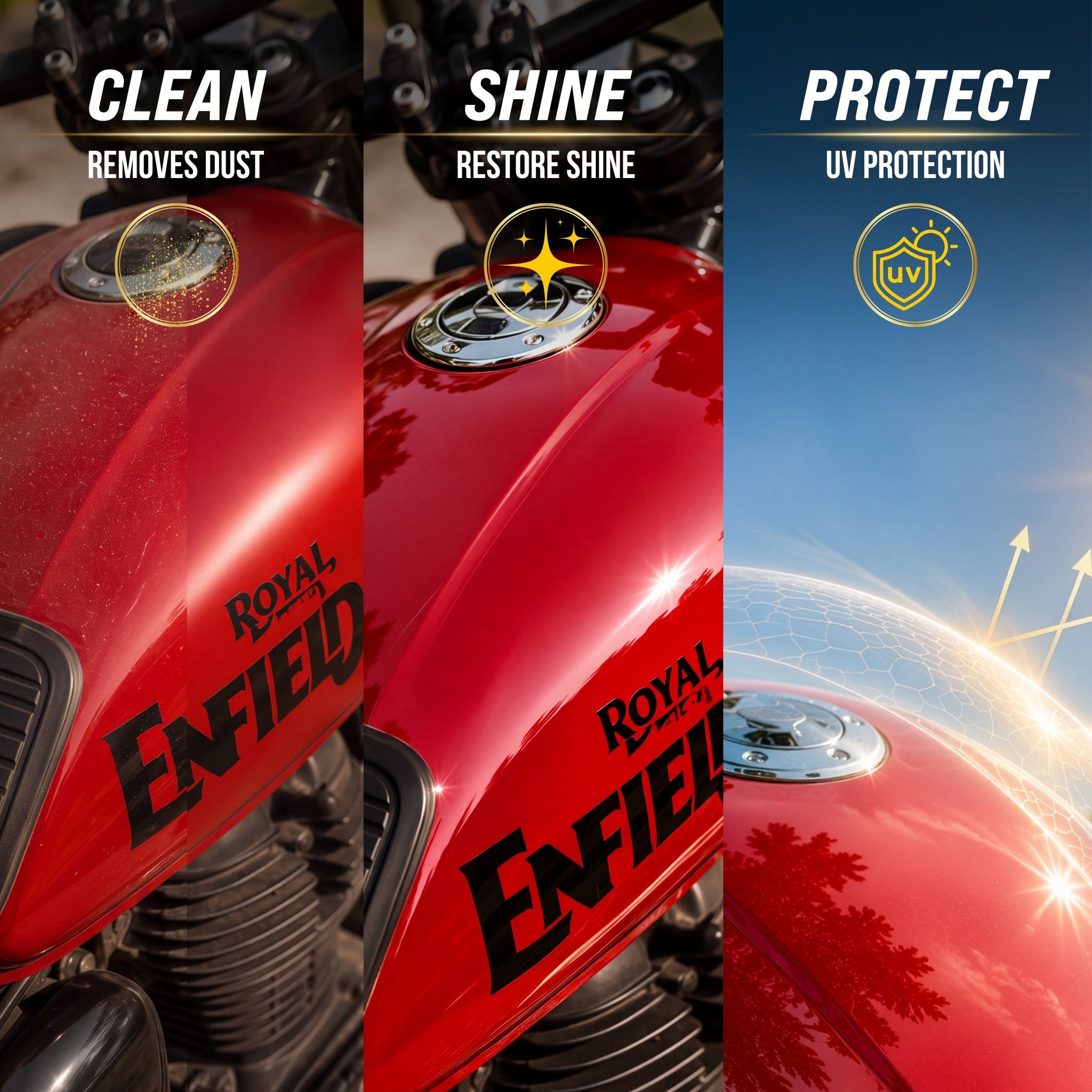 MotoXpert Multi-Surface Motorcycle Polish & Shiner 100ML✨ Instant Gloss Finish & Protection (Copy)