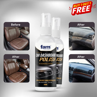 Premium Car Dashboard & Interior Polish Spray 100ML ✨ – Deep Shine & UV Protection