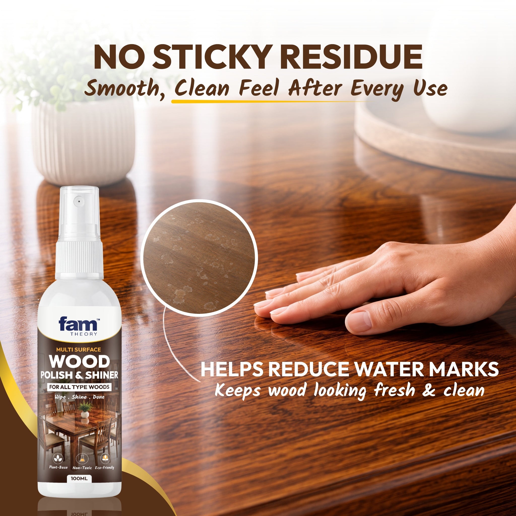 Buy 1 Get 1 Free | Advanced Pro Instant Wood Polish & Shiner 100ml✨ @499/- only