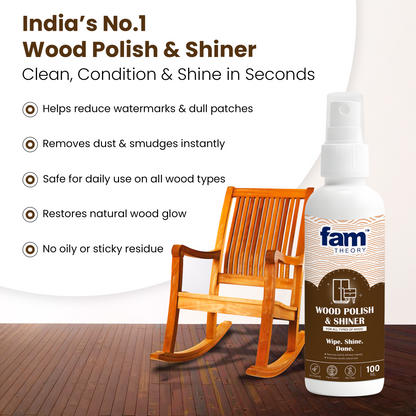 Famtheory Advanced Pro Care Wood Polish & Shiner 100ml ✨