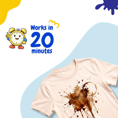Fabric Stain Remover Spray 100ml – Removes Curry, Oil, Tea & Food Stains from Clothes