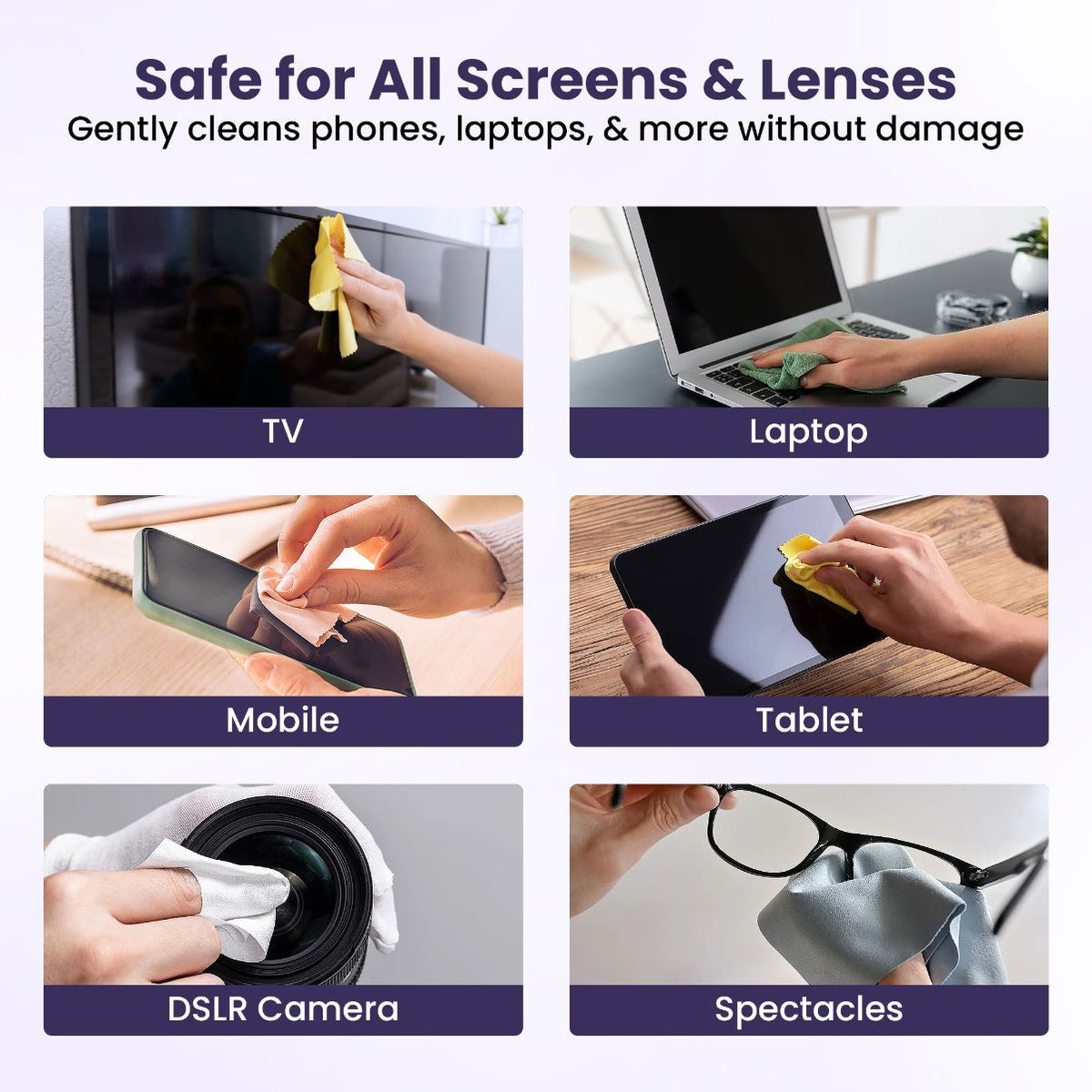 Screen Cleaner Spray 100ml – Mobile, Laptop, TV & Gadget Cleaner Kit