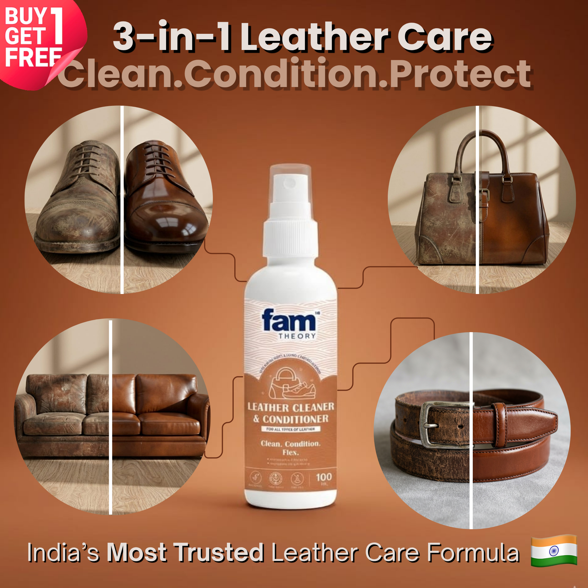 Advance Expert Care Leather Cleaner & Conditioner 100ML✨