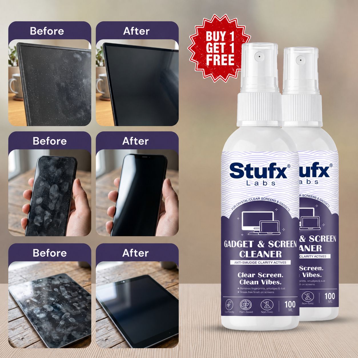 Expert Pro Care Gadgets & Screen Cleaner